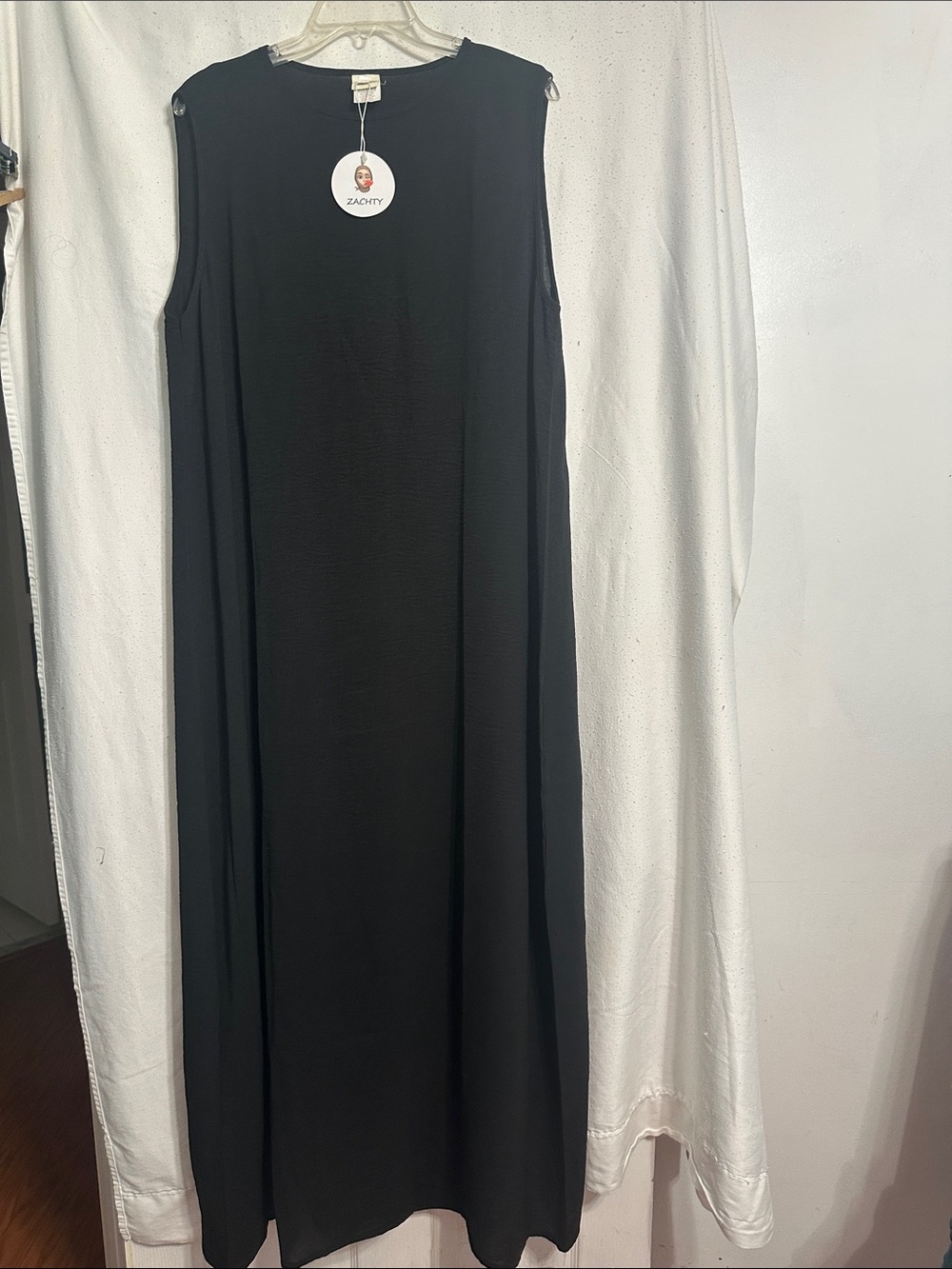 Zachy Black Sleeveless Maxi Dress
